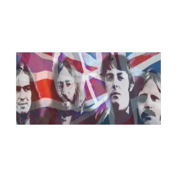 Beatles Wall Art Canvas Print, Stretched, 60 inches x 30inches x 1.25" - Image 2